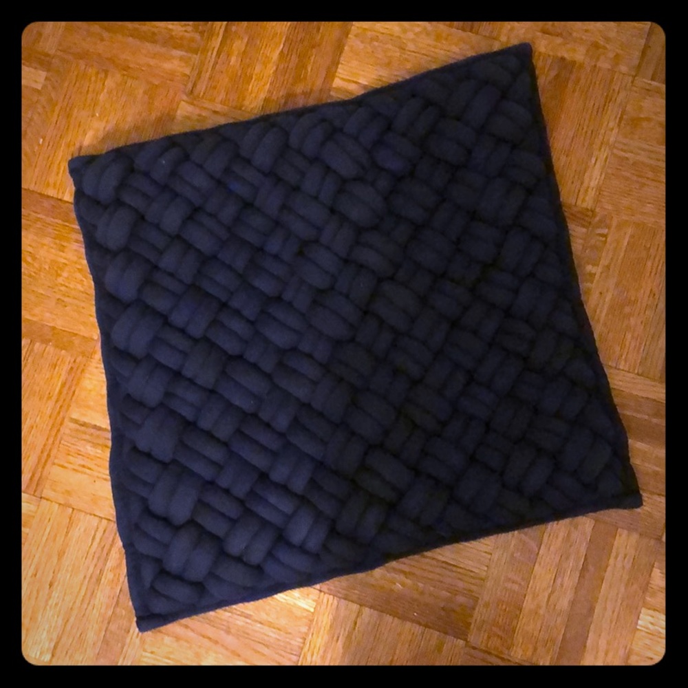 Cb2 Blue jersey knit pillow cover